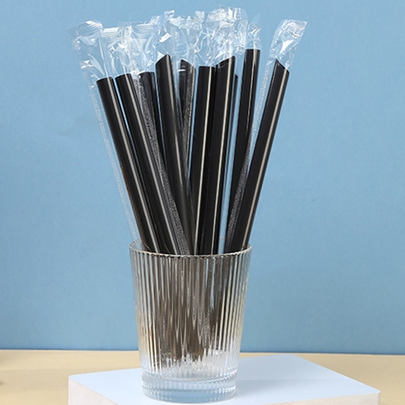 Flexible und umweltfreundliche Plastik- und Papierstrohhalme 100 Mengen für Ihr Unternehmen