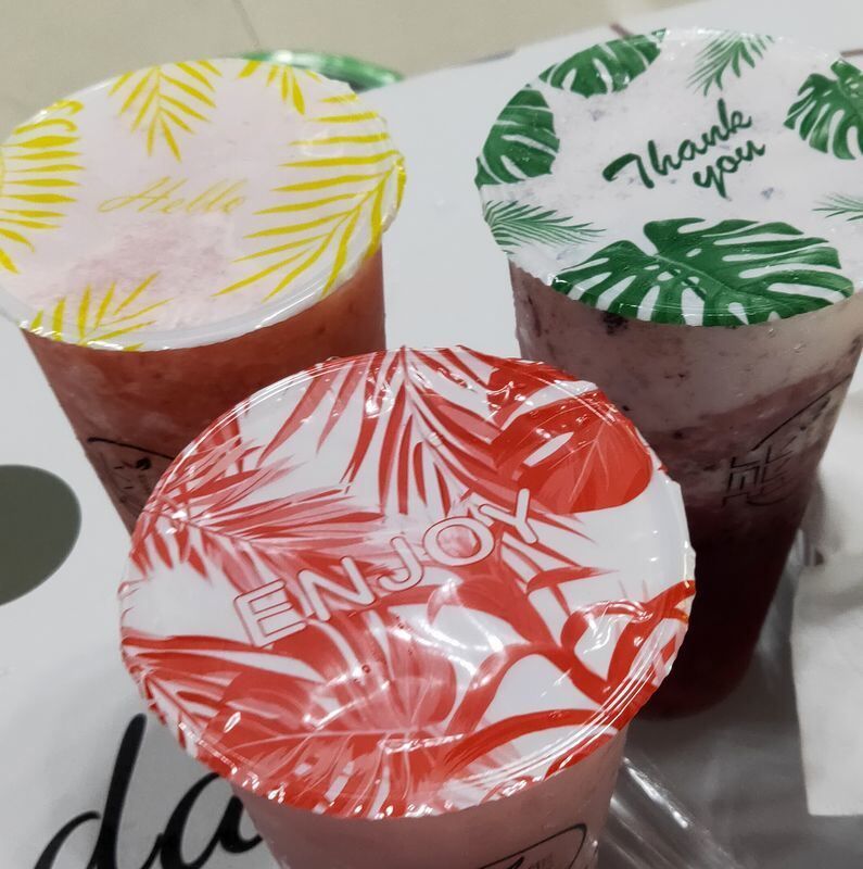 Custom Cup Sealing Film Sealer Film PP Cup Bubble Tea Sealing Film for PP PET Cup