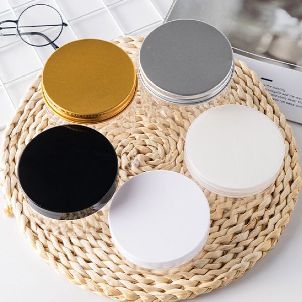 Wholesale Food Grade PET Plastic Jar with Lid – Clear Round Storage Container for Nuts, Biscuits, Snacks