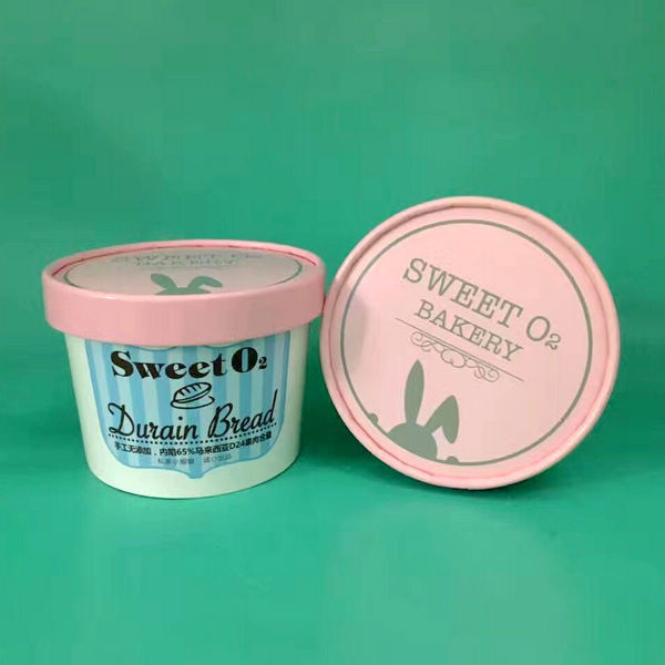 Eiscreme Papier Tassen 8 Oz für die Verpackung kundenspezifische Verpackung Weg ist akzeptabel